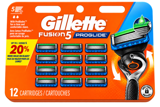 Gillette Fusion5 ProGlide 12 Cartridges