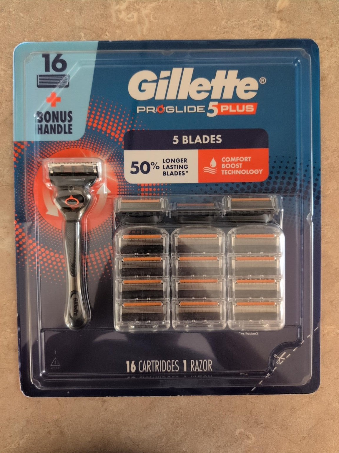 Gillette ProGlide 5 Plus 16 cartuchos y mango